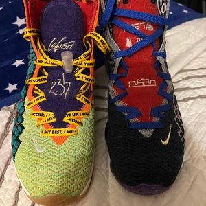 Nike Lebron 17 “What The”  US men 7.5 womens 9. Like new. Worn twice.